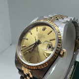 ROLEX Perpetual Date 15233 36 mm Champagne Jubilee