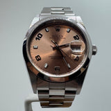 ROLEX Oyster Perpetual Datejust 34 mm 15200 Salmon Dial Full-Set