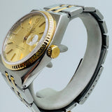 ROLEX Datejust 36 Oysterquartz 17013 Or/Acier