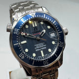 OMEGA Seamaster 300 Co-Axial Blue Dial Watch 2222.80.00 Full-Set