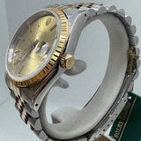 ROLEX Perpetual Date 15233 36 mm Champagne Jubilee