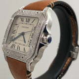 CARTIER Santos Diamonds wssa0010 Full-Set