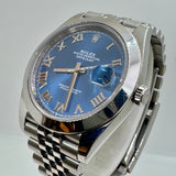ROLEX Datejust 126300 41 mm Azzurro Blue Jubilee
