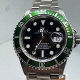 ROLEX Submariner Date 116610LV "Kermit"  Pointed Four with Box