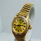 ROLEX Lady Oyster Perpetual 26 mm Champagne Dial 6719