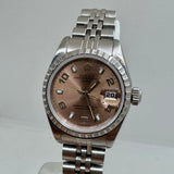 ROLEX Lady Oyster Perpetual 26 mm Salmon Dial 69240