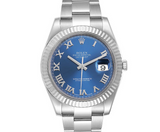 ROLEX Datejust 116334 41 mm Oyster Azurro Blue | BBA-WATCH.COM