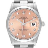 ROLEX Oyster Perpetual Datejust 34 mm 15200 Salmon | BBA-WATCH.COM