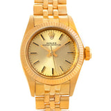 ROLEX Lady Oyster Perpetual 26 mm Champagne Dial 6719