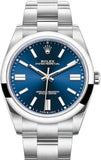 ROLEX Oyster Perpetual 41 Blue 124300 Full-Set