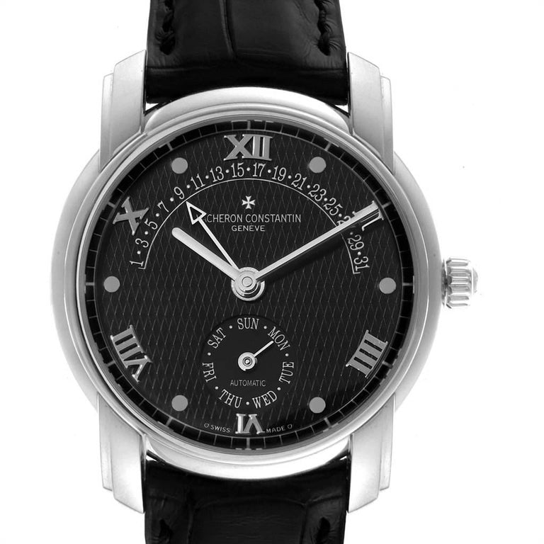 VACHERON CONSTANTIN 31 Day Retrograde Platinum BS Watch BBA WATCH