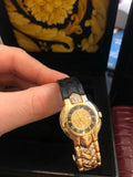 GIANNI VERSACE 18K Yellow Gold Factory Diamonds Medusa Limited Edition