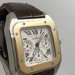 CARTIER Santos 100 XL Chronograph Gold/Steel