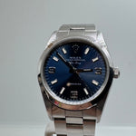 ROLEX Air King 14000 Blue Dial 34 mm