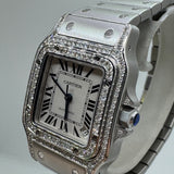 CARTIER Santos Galbée XL Diamonds W20098D6