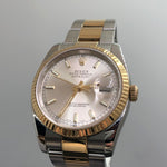 ROLEX Datejust 36 mm 116233 Flutted Bezel 18k or / Acier