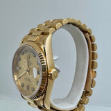 ROLEX Day-Date 36 mm 18038 18K Yellow Gold Diamond dial