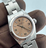 ROLEX 76094 Oyster Perpetual 26 Salmon Dial