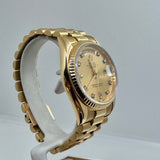 ROLEX Day-Date 36 mm 18038 18K Yellow Gold Diamond dial
