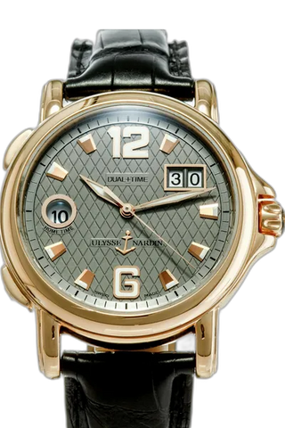 ULYSSE NARDIN Dual Time GMT 18K Rose Gold | BBA-WATCH.COM