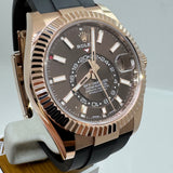 ROLEX Sky-Dweller 326235 Chocolate Rose Gold