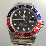 ROLEX GMT-Master II 40 mm Oyster Steel Automatic Ref: 16710