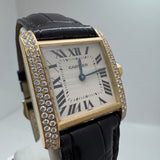 CARTIER Tank Française 1821 18K Yellow Gold Diamonds