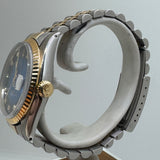 ROLEX Datejust 16013 36 mm Blue Vignette Jubilee