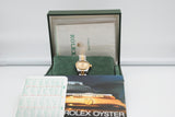 ROLEX Lady Oyster Perpetual 26 mm Champagne Dial 67243 Diamond Dial Full-Set