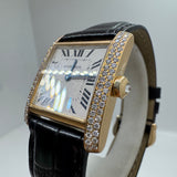 CARTIER Tank Française 1821 18K Yellow Gold Diamonds