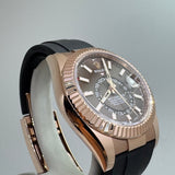 ROLEX Sky-Dweller 326235 Chocolate Rose Gold