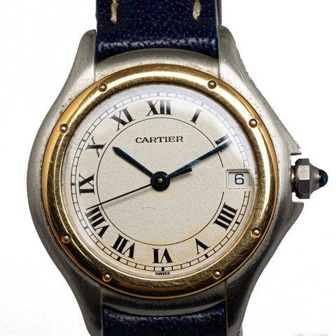 CARTIER Cougar Or/Acier Quartz 187904 | BBA-WATCH.COM