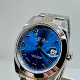 ROLEX Datejust 126300 41 mm Azzurro Blue