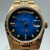 ROLEX Day-Date 36 mm 18238 18K Yellow Gold Vignette Dial