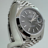 ROLEX Datejust 126300 41 mm Jubilee Rhodium