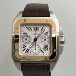 CARTIER Santos 100 XL Chronograph Or/Acier