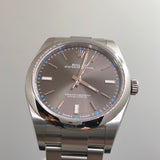 ROLEX Oyster Perpetual 39 mm 114300 Rhodium Dial