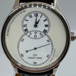 JAQUET DROZ Grande Seconde Ivory Enamel 18K Or Blanc