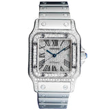 CARTIER Santos Galbée avec Diamants Naturels Personnalisation W20055D6 | BBA-WATCH.COM
