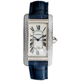 CARTIER Tank Américaine avec Personnalisation en Diamants Naturels W26036L1 | BBA-WATCH.COM
