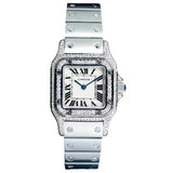 CARTIER Santos Galbée avec Diamants Naturels Personnalisation W20056D6 | BBA-WATCH.COM
