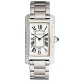 CARTIER Tank Américaine avec Personnalisation en Diamants Naturels W26036L1 | BBA-WATCH.COM