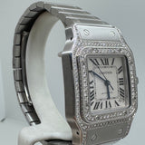 CARTIER Santos Galbée XL Diamonds W20098D6