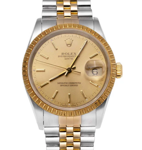 ROLEX Perpetual Date 15233 36 mm Champagne Jubilee | BBA-WATCH
