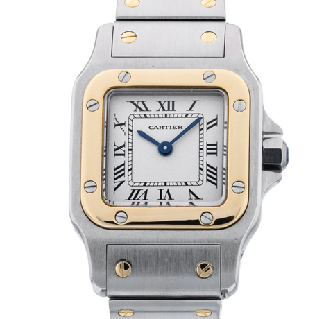CARTIER Santos Galbée Gold/Steel W20012C4 24 mm