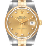 ROLEX Datejust 16233 36 mm Jubilee Diamonds
