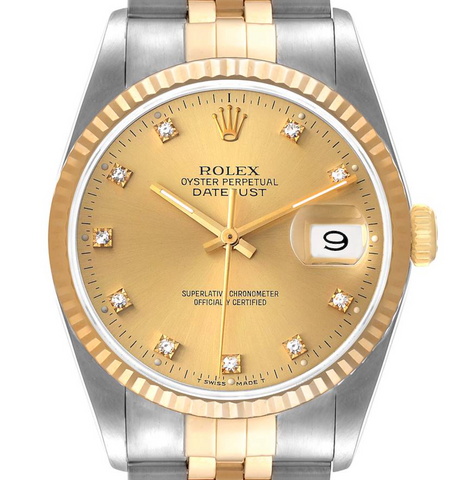 ROLEX Datejust 16233 36 mm Jubilee Diamonds