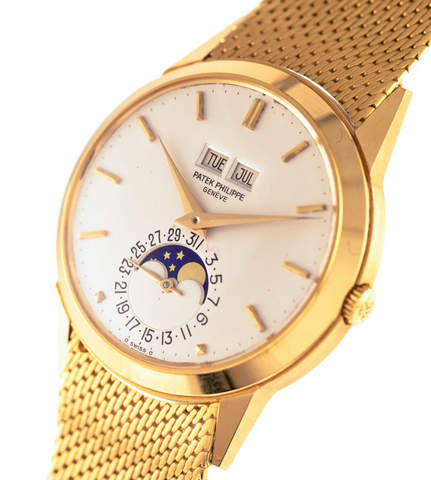 PATEK PHILIPPE 3448 Perpetual Calendar 18K Yellow Gold | BBA-WATCH.COM