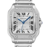 CARTIER Santos Galbée XL Diamonds W20098D6 | BBA-WATCH..COM