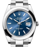 ROLEX Datejust 126300 41 mm Blue | BBA-WATCH.COM